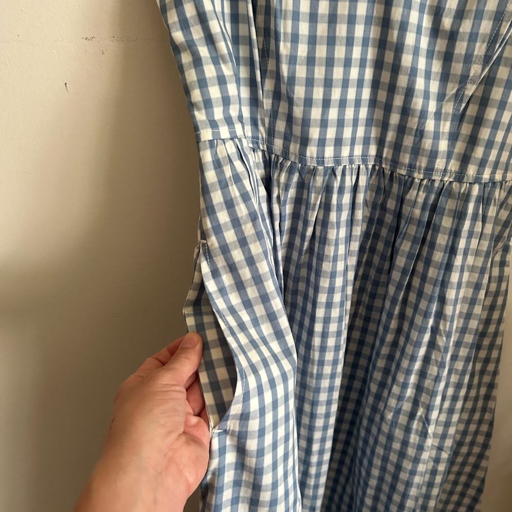 Gap Blue Gingham Spaghetti Strap Maxi Dress - Women - Picture 3 of 11